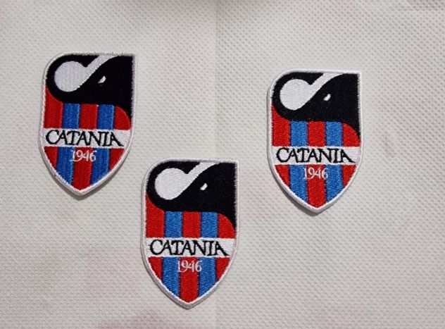 Patch toppa ricamata termoapplicabile Calcio Catania