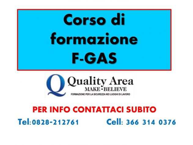 PATENTINO F-GAS ONLINE (IN TUTTA ITALIA)