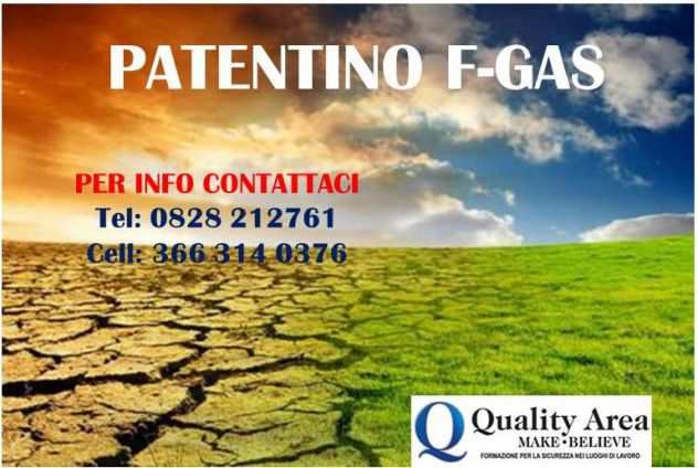 Patentino Frigoristi FGAS (IN TUTTA ITALIA)