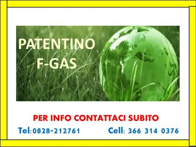 Patentino Frigoristi FGAS (IN TUTTA ITALIA)