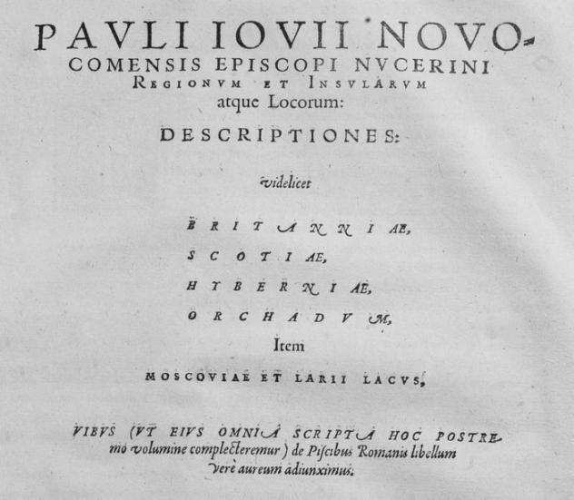Paulo Giovio - Opera Omnia - 1578
