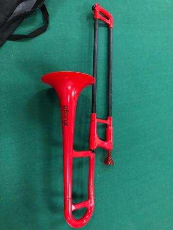 pBONE - Trombone Mini In Plastica Rosso In Mib - Trombone alto