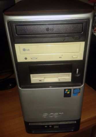 PC ACER RAM 4GB HDD 80GB Masterizzatore Mouse