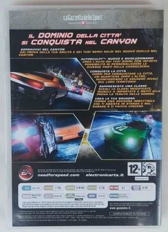 PC DVD NEED FOR SPEED CARBON COME NUOVO