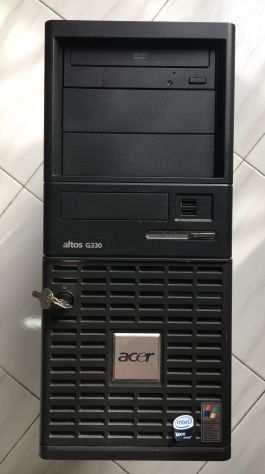 PC fisso Acer Altos G330 server, ssd 256gb, hd 2tb, ram 4gb