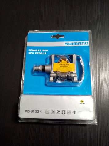 PEDALI AUTOMATI SHIMANO SILVER SPD MTB 520 DOPPIA FUNZIONE