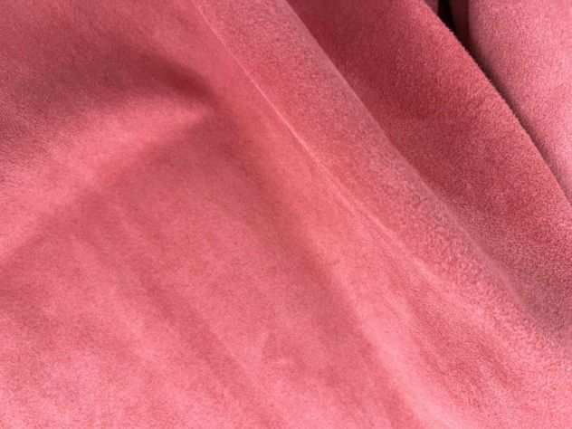 Pellame scamosciato colore rosa