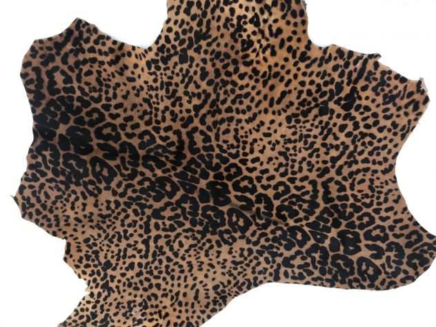 Pelle cavallino leopardato per artigianato ndash CAV7