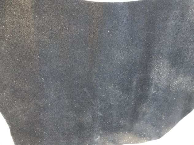 Pelle di vitello nero polvere di glitter per Artigianato