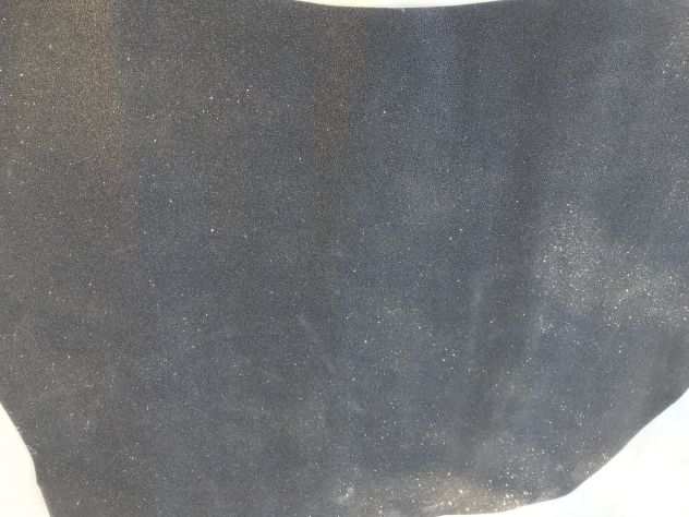 Pelle di vitello nero polvere di glitter per Artigianato
