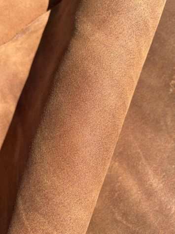Pelle ingrassata per artigianato colore Camel