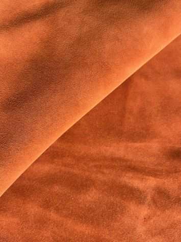Pelle scamosciata colore Arancio ndash Sp. 1,3