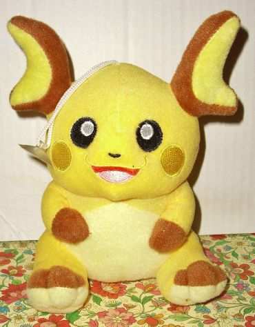 peluche pikachu raichu pupazzo pokemon bambole collezione vintage giochi
