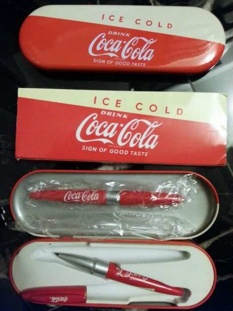 PENNE ORIGINALI COCA COLA VINTAGE DA COLLEZIONE