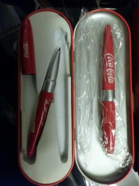 PENNE ORIGINALI COCA COLA VINTAGE DA COLLEZIONE