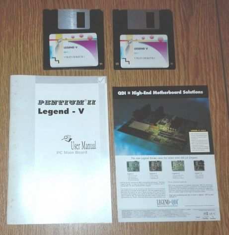 PENTIUM II Legend V  User Manual e Utility Diskette Floppy Disk.