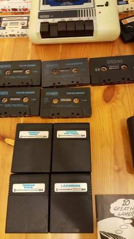 PER Commodore 64 32cassette3 cartucce15 riviste Lotto