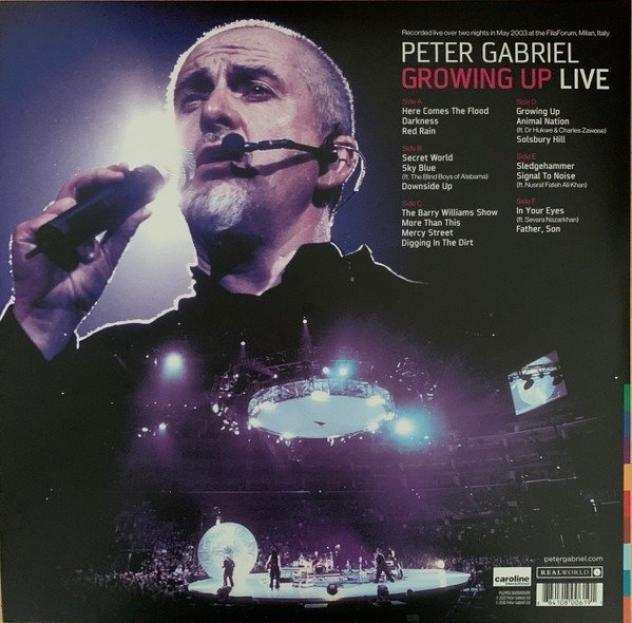 Peter Gabriel - quotGrowing up livequot 3 LPs mint amp sealed - Album 3xLP (triplo) - 180 grammi, Rimasterizzato - 20202020