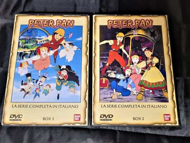 Peter Pan la serie animata completa in 2 box dvd