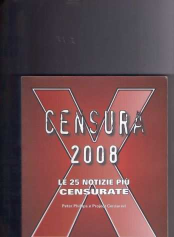 Peter Phillips e Project Censored, Censura 2008, Nuovi Mondi