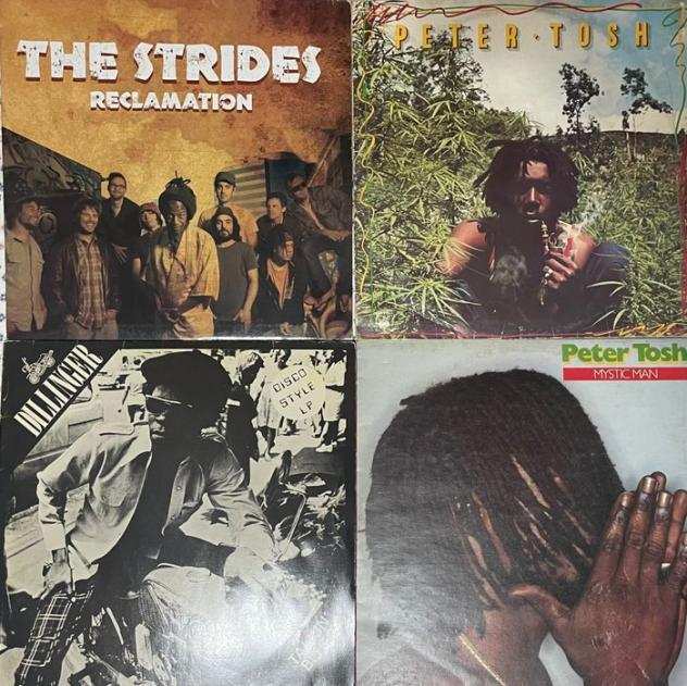 Peter Tosh - Dillinger - The Strides - Mystic Man  Legalize It - Talkin Blues - Reclamation - 4 reggae albums - Titoli vari - LP - 1976