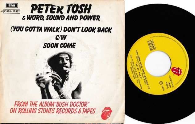 PETER TOSH (You Gotta Walk) Dont Look Back - 7  45 giri 1978 EMI