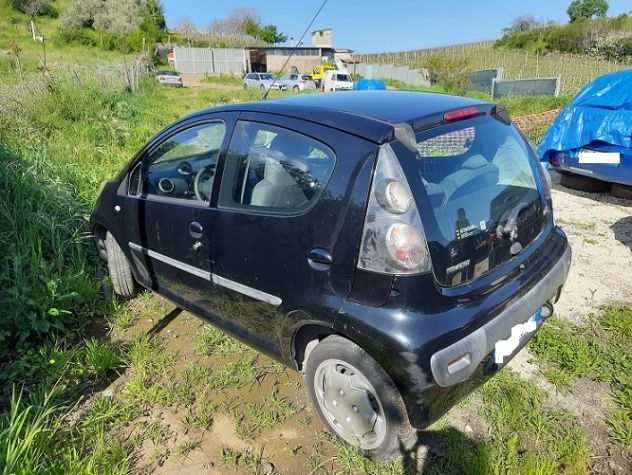 Peugeot 107 1.0 benzina anno 2008 ritrovamento da furto