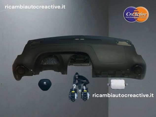 Peugeot 108 Cruscotto Airbag Kit Completo Ricambi auto Creactive