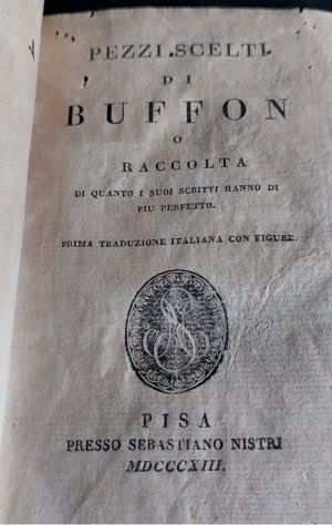 Pezzi scelti di Buffon Nistri 1813