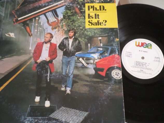 Ph.D. - Is It Safe - LP  33 giri 1983 WEA Italy