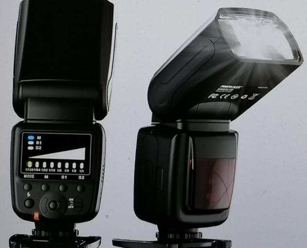 Photoolex Flash Speedlite per Canon Nikon Sony Panasonic Olympus Fujifilm Pentax Sigma Minolta Leica