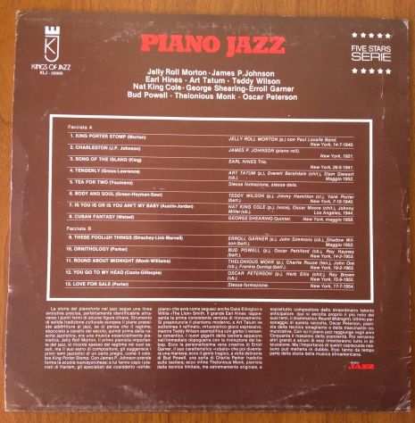 PIANO JAZZ (Promo) Kings of Jazz - 1982