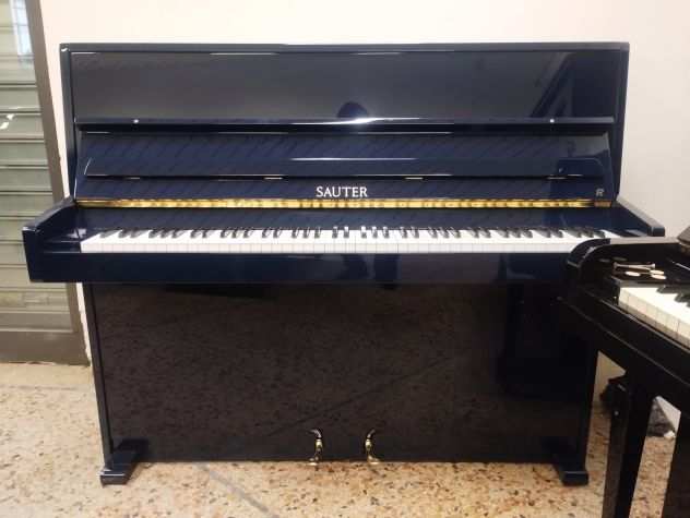 Pianoforte Sauter 120 blu notte tedesco R2 doppio scappamento