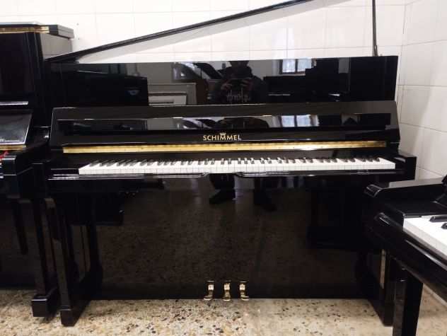 Pianoforte Schimmel 118 T con campana risonanza e trasporto  panca inclusi