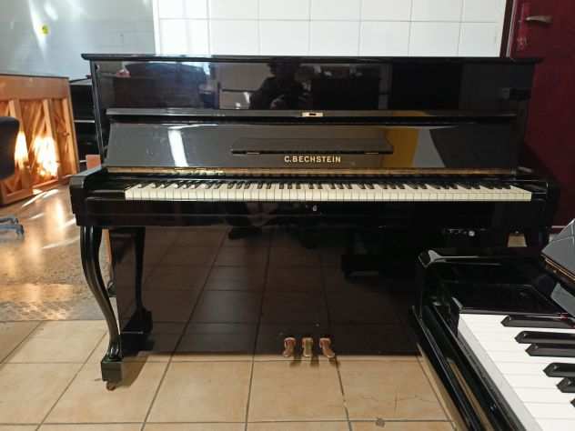 Pianoforte tedesco Bechstein 116 silent con trasporto, panca e cuffie inclusi