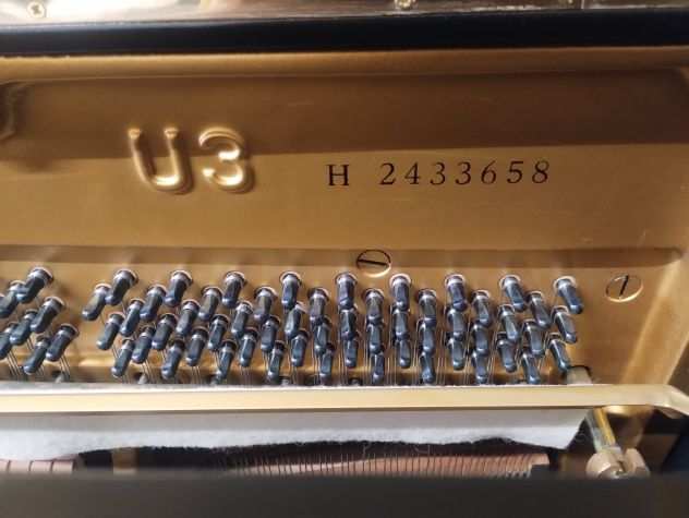 Pianoforte Yamaha U3 silent con trasporto, panca e cuffie inclusi