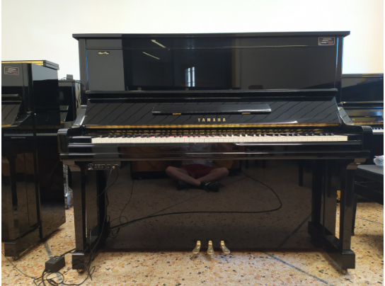 Pianoforte Yamaha YU3 silent originale SG con trasporto e panca inclusi