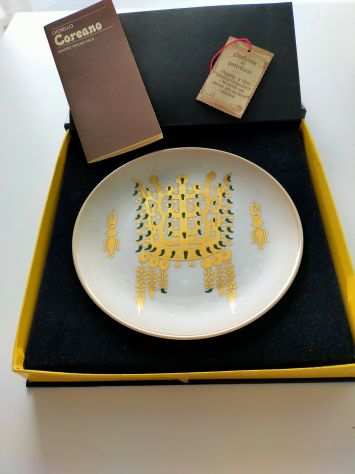 piatti MORBELLI da collezione anni 80, con scatola originale e certificzione