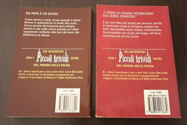 PICCOLI BRIVIDI, N. 2 e 21, Robert L. Stine, 1994-1996.