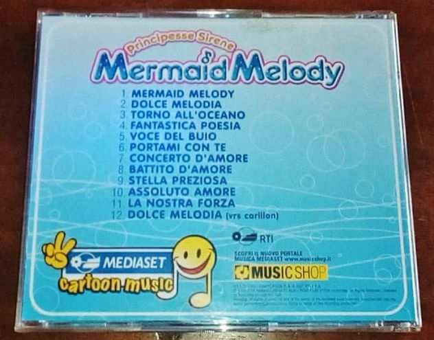 Pichi Pitch Mermaid Melody principesse sirene CD canzoni Sigle cartoni animati