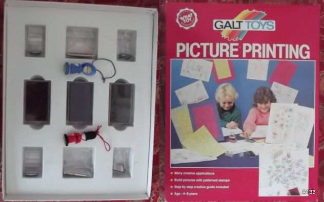 PICTURE PRINTING GALT TOYS MADE IN ENGLAND 1977