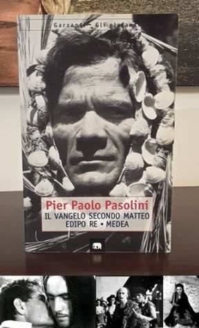 Pier Paolo Pasolini, IL VANGELO SECONDO MATTEO, EDIPO RE, MEDEA, Garzanti.