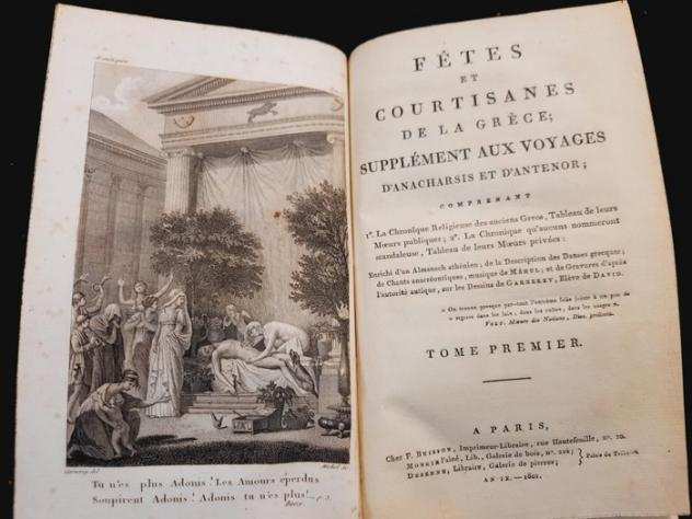 Pierre Jean-Baptiste CHAUSSARD - Fecirctes et courtisanes de la Gregravece suppleacutement aux voyages dAnacharsis et dAntenor - 1801