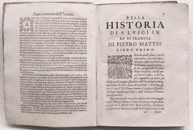 Pietro Mattei - Historia di S. Luigi IX - 1628