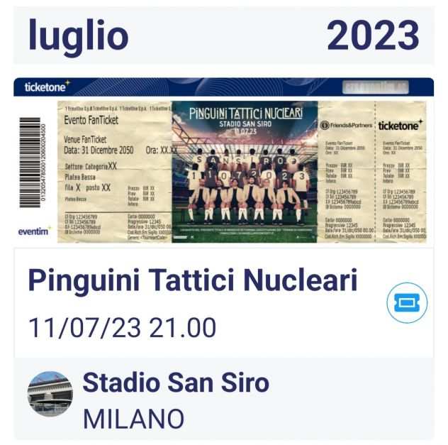 Pinguini Tattici Milano 11 luglio