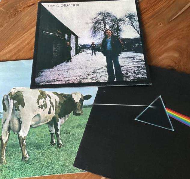 Pink Floyd - Dark side of the moon - Atom Heart Mother - David Gilmour - Titoli vari - Album 3xLP (triplo) - 19731978