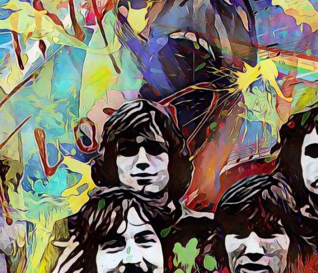 Pink Floyd - Fine Art High-Quality Gicleacutee - Original by Raffaele De Leo - Limited edition 1115 - 2022