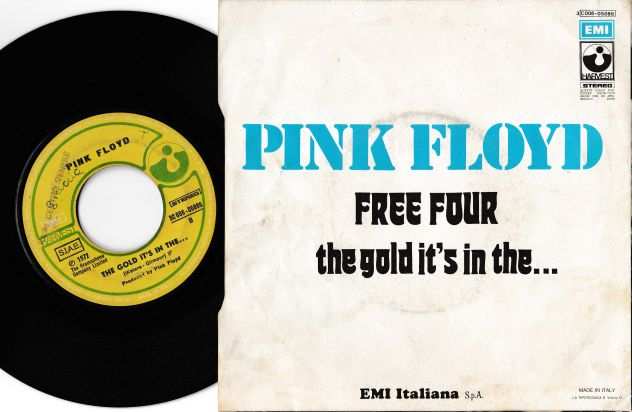PINK FLOYD - Free Four - 7quot  45 giri 1972 EMI Italy