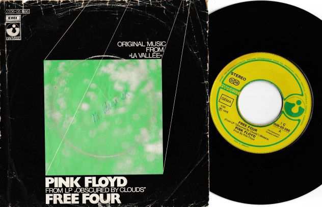 PINK FLOYD - Free Four  The Gold Its in The...- 7  45 giri 1972 Harvest
