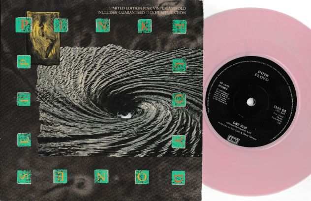 PINK FLOYD - One Slip - 7quot  33 RPM  45 giri 1987 Limited Edition Pink Vinyl